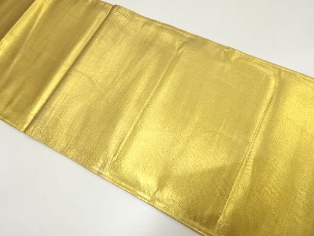 JAPANESE KIMONO / ANTIQUE FUKURO OBI / SILK / GOLD THREAD